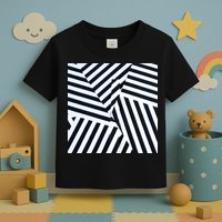 Crazy Zebra Stripped Patterns Toddler T-Shirt