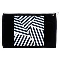 Crazy Zebra Stripped Patterns Grommeted Golf Towel