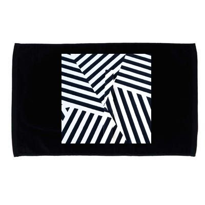 Crazy Zebra Stripped Patterns Microfiber Hand Towel