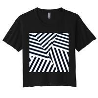 Crazy Zebra Stripped Patterns Crop Top