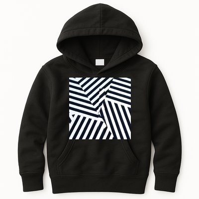 Crazy Zebra Stripped Patterns Kids Hoodie