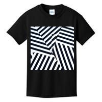 Crazy Zebra Stripped Patterns Kids T-Shirt