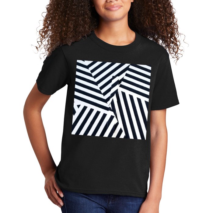 Crazy Zebra Stripped Patterns Kids T-Shirt