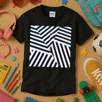 Crazy Zebra Stripped Patterns Kids T-Shirt