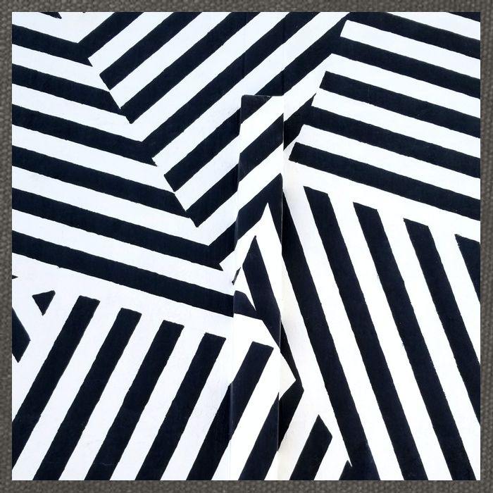Crazy Zebra Stripped Patterns Cotton Canvas Backpack