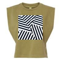 Crazy Zebra Stripped Patterns Garment-Dyed Women's Muscle Tee