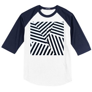 Crazy Zebra Stripped Patterns Baseball Sleeve Shirt