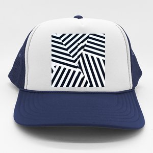 Crazy Zebra Stripped Patterns Trucker Hat