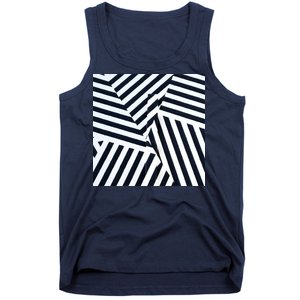 Crazy Zebra Stripped Patterns Tank Top