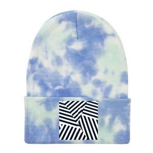 Crazy Zebra Stripped Patterns Tie Dye 12in Knit Beanie