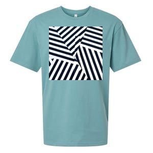 Crazy Zebra Stripped Patterns Sueded Cloud Jersey T-Shirt