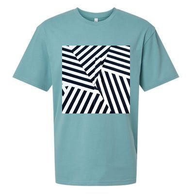 Crazy Zebra Stripped Patterns Sueded Cloud Jersey T-Shirt