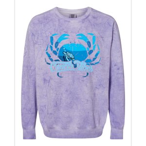 Cancer Zodiac Sign Horoscope Astrology Gift Colorblast Crewneck Sweatshirt