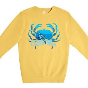 Cancer Zodiac Sign Horoscope Astrology Gift Premium Crewneck Sweatshirt