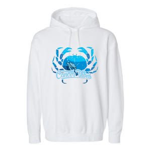 Cancer Zodiac Sign Horoscope Astrology Gift Garment-Dyed Fleece Hoodie