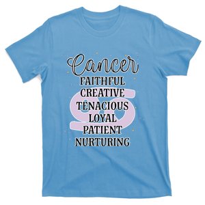 Cancer Zodiac Sign January February Birthday Facts Features Gift T-Shirt