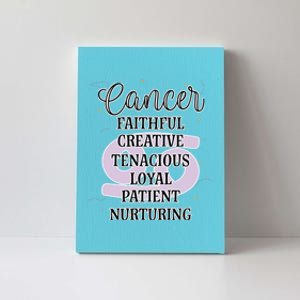 Cancer Zodiac Sign January February Birthday Facts Features Gift Canvas