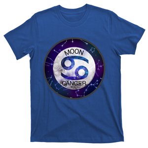 Cancer Zodiac Sign Ruled By Moon Crab Color Art Astrology Gift T-Shirt