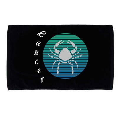 Cancer Zodiac Sign Cool Gift Microfiber Hand Towel