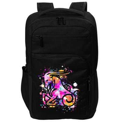 Capricorn Zodiac Sign Astrology Impact Tech Backpack