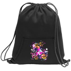 Capricorn Zodiac Sign Astrology Sweatshirt Cinch Pack Bag