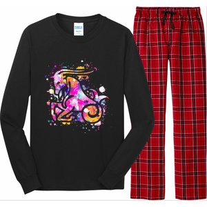 Capricorn Zodiac Sign Astrology Long Sleeve Pajama Set