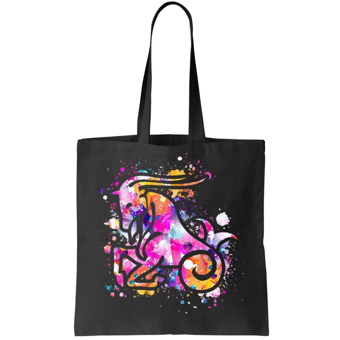 Capricorn Zodiac Sign Astrology Tote Bag