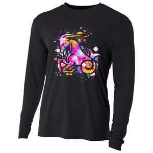 Capricorn Zodiac Sign Astrology Cooling Performance Long Sleeve Crew