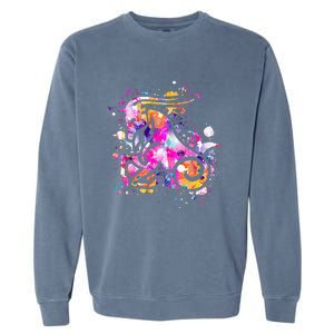 Capricorn Zodiac Sign Astrology Garment-Dyed Sweatshirt