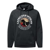 Capricorn Zodiac Sign Birthday December January Month Funny Performance Fleece Hoodie