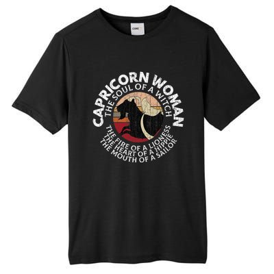 Capricorn Zodiac Sign Birthday December January Month Funny Tall Fusion ChromaSoft Performance T-Shirt