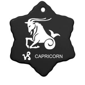 Capricorn Zodiac Sign Gift Ceramic Star Ornament