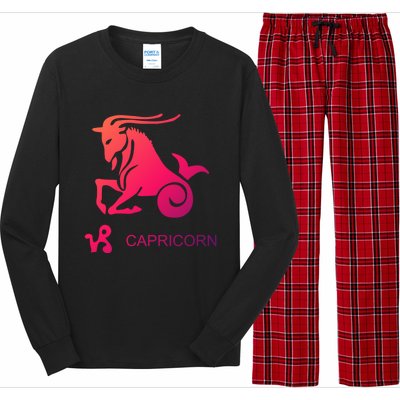 Capricorn Zodiac Sign Gift Long Sleeve Pajama Set