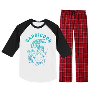 Capricorn Zodiac Sign Great Gift Raglan Sleeve Pajama Set