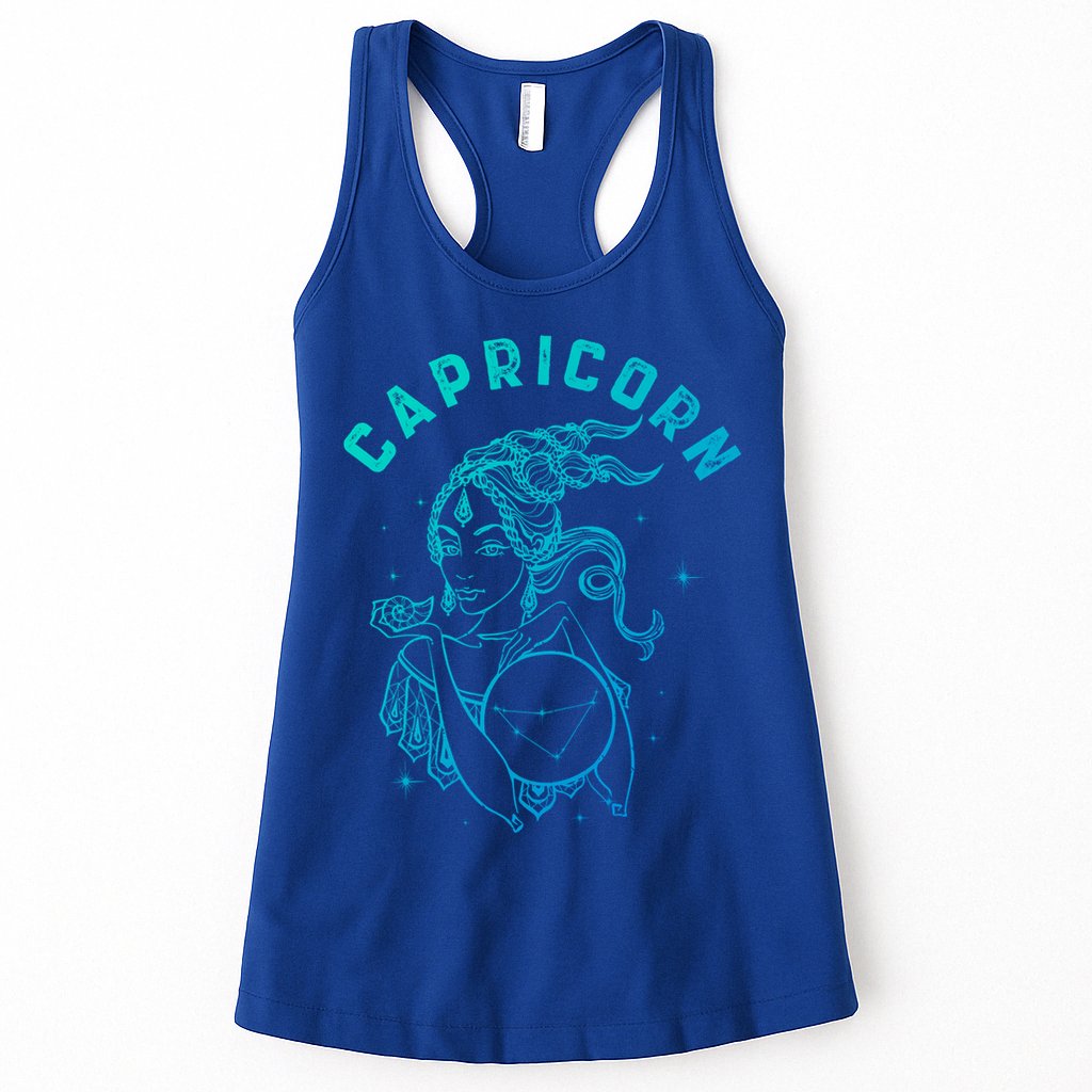 Capricorn Zodiac Sign Great Gift Womens Tank Top