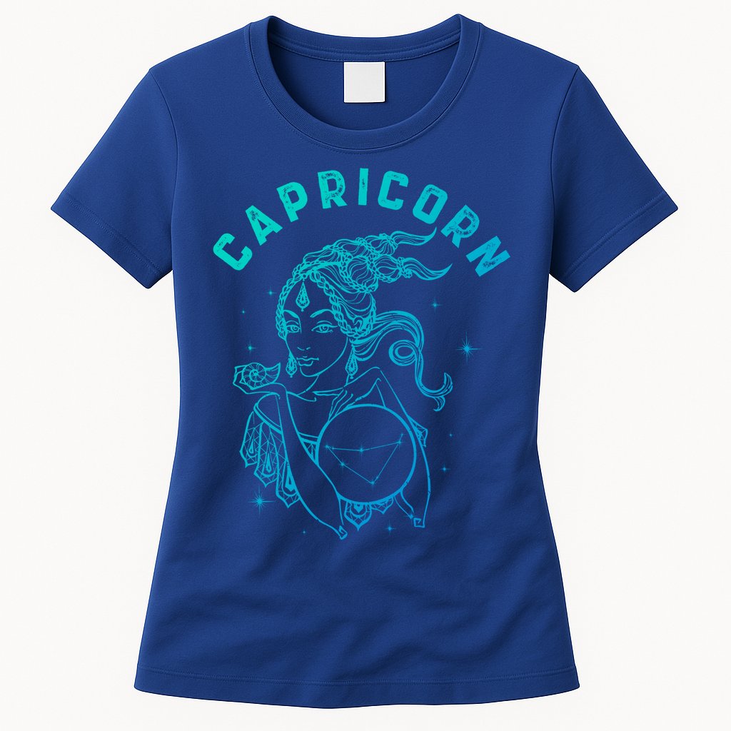 Capricorn Zodiac Sign Great Gift Womens T-Shirt