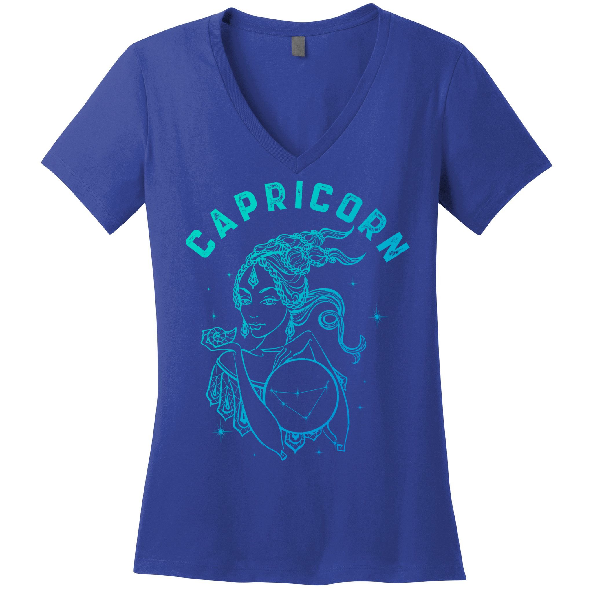 Capricorn Zodiac Sign Great Gift Women's V-Neck T-Shirt