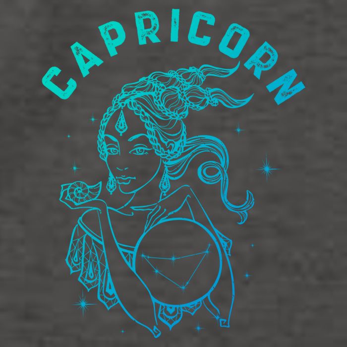 Capricorn Zodiac Sign Great Gift Vector Backpack