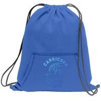 Capricorn Zodiac Sign Great Gift Sweatshirt Cinch Pack Bag