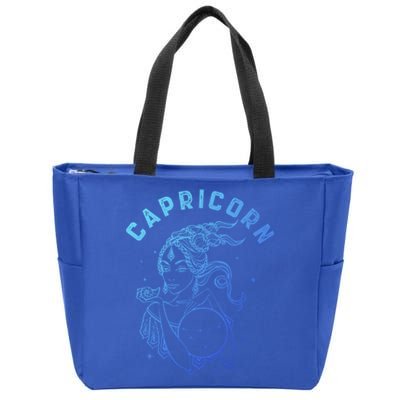 Capricorn Zodiac Sign Great Gift Zip Tote Bag