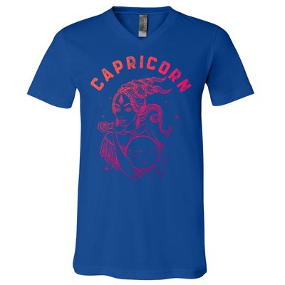 Capricorn Zodiac Sign Great Gift V-Neck T-Shirt