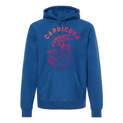 Capricorn Zodiac Sign Great Gift Premium Hoodie