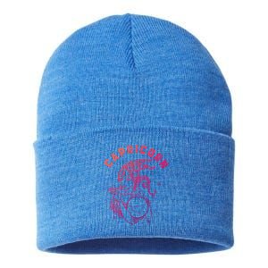 Capricorn Zodiac Sign Great Gift Sustainable Knit Beanie