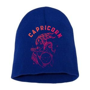 Capricorn Zodiac Sign Great Gift Short Acrylic Beanie