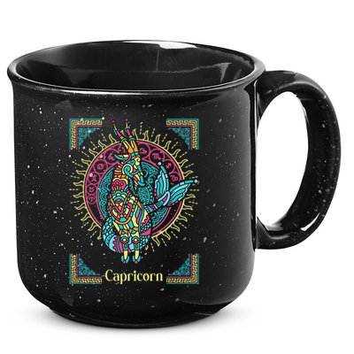 Capricorn Zodiac Sign Astrology Capricorn Birthday 15oz Campfire Ceramic Mug