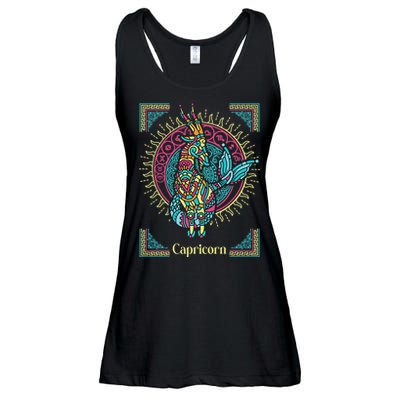 Capricorn Zodiac Sign Astrology Capricorn Birthday Ladies Essential Flowy Tank