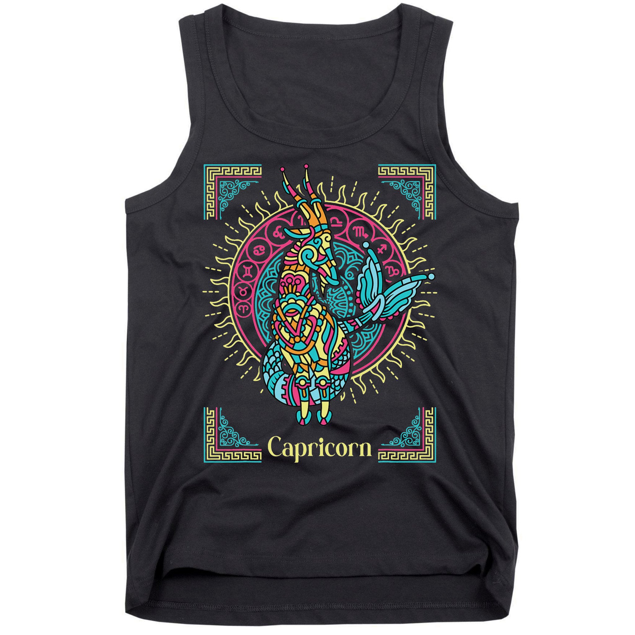 Capricorn Zodiac Sign Astrology Capricorn Birthday Tank Top