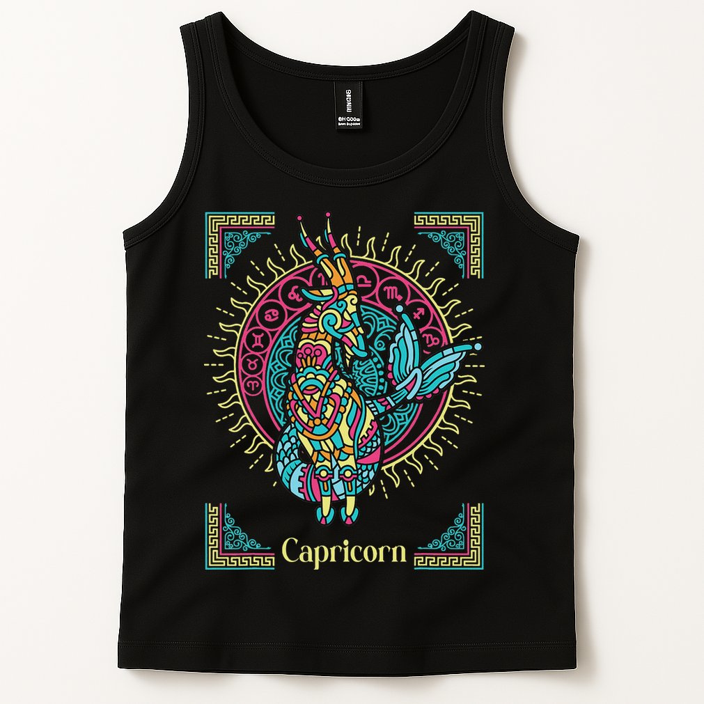Capricorn Zodiac Sign Astrology Capricorn Birthday Tank Top