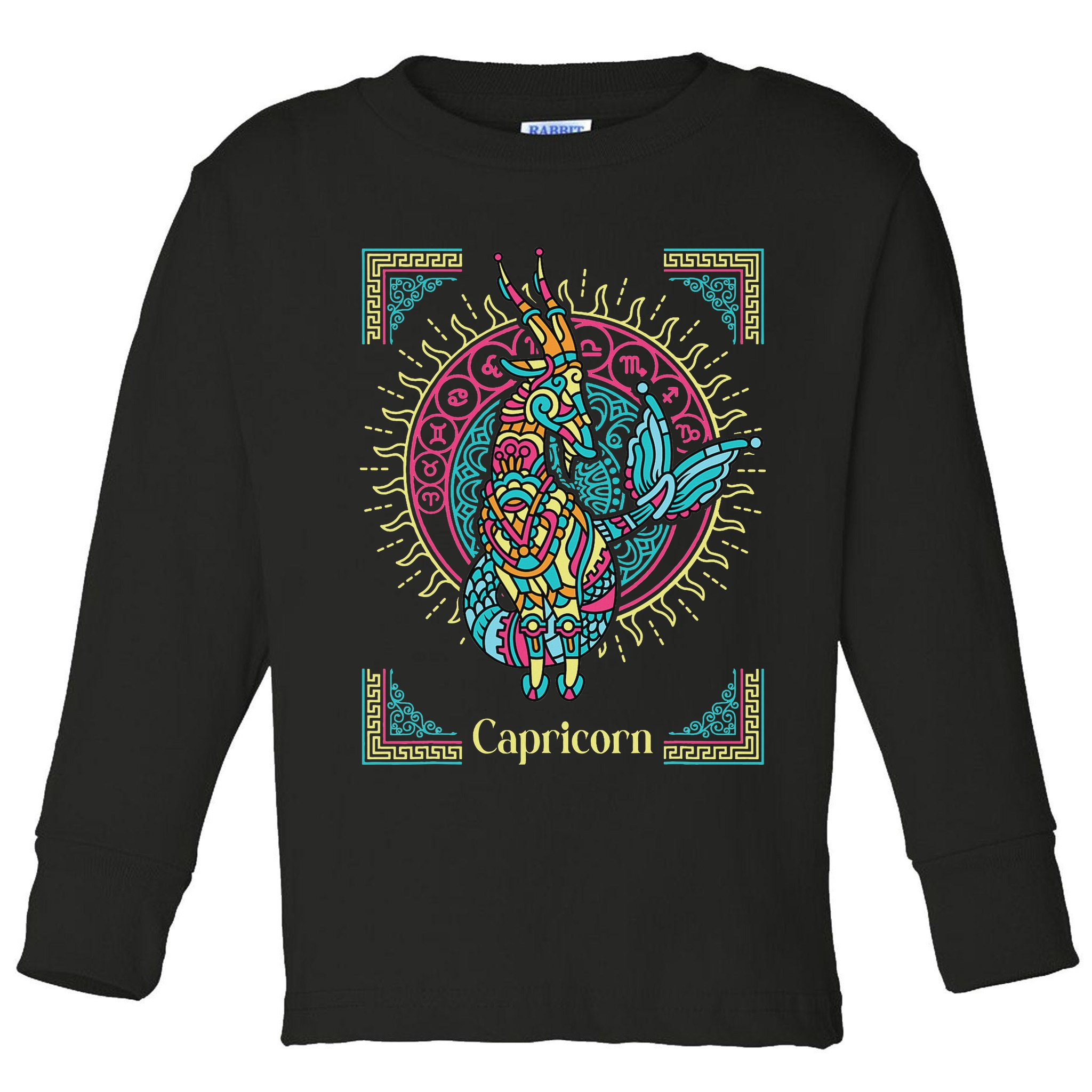 Capricorn Zodiac Sign Astrology Capricorn Birthday Toddler Long Sleeve Shirt