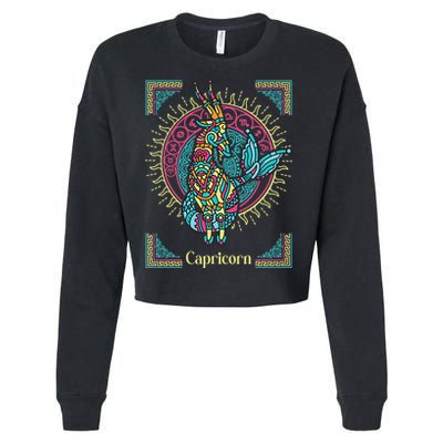 Capricorn Zodiac Sign Astrology Capricorn Birthday Cropped Pullover Crew